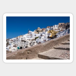 Steps to Ammoudi Bay. Sticker